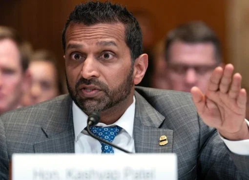 kash patel eye injury