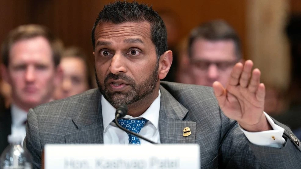 kash patel eye injury