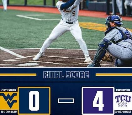 wvu baseball score